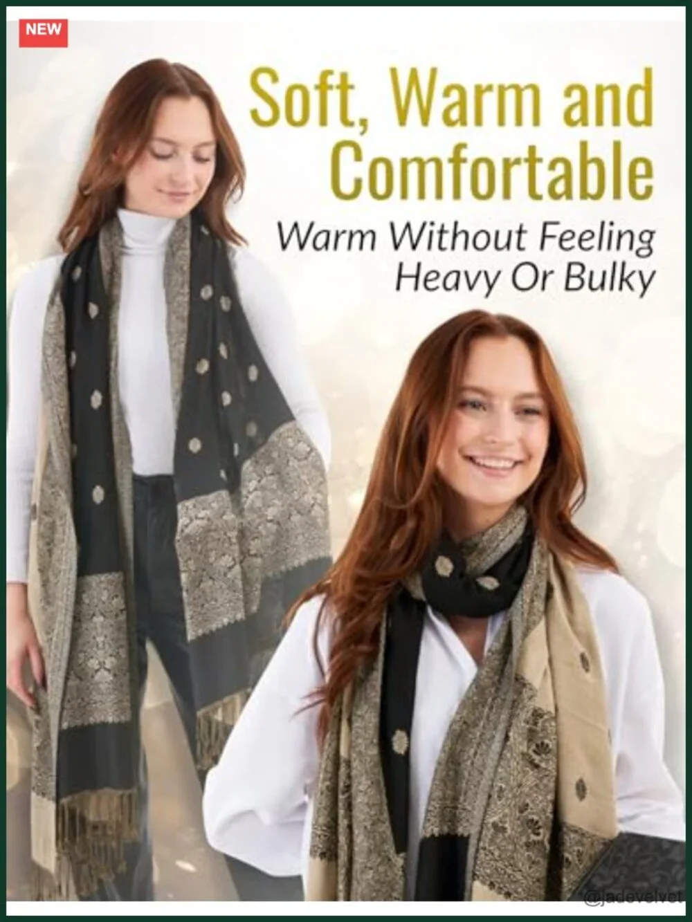 Luxurious Pashmina Scarf for Women - Gift Boxed
